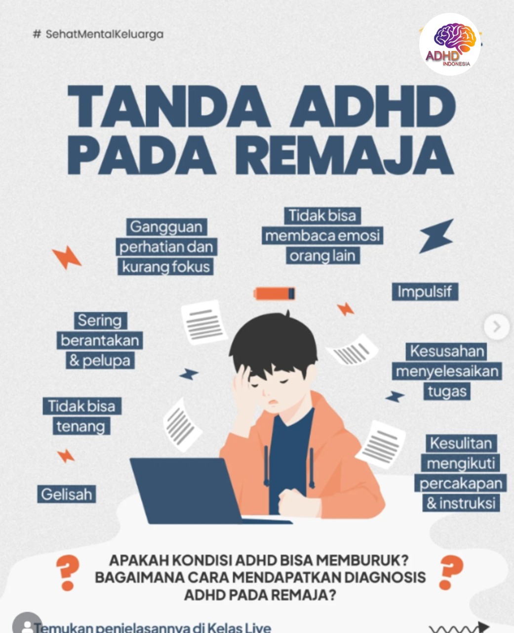 Screening ADHD Non-Diagnostik: Edukasi Awal bagi Orang Tua di Kabupaten Aceh Utara